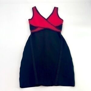NWT Marciano hot pink & black bandage mini dress size XS